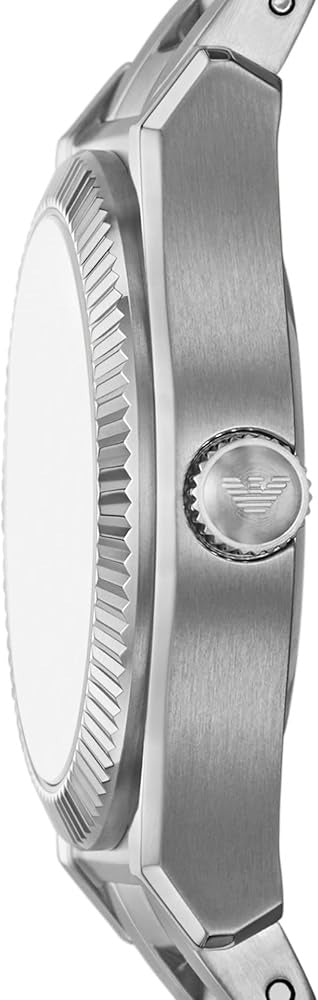 Emporio Armani Federica Pink Dial Silver Steel Strap Watch for Women - AR11658