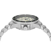Emporio Armani Sea Explorer Yellow Dial Silver Steel Strap Watch for Men - AR60083