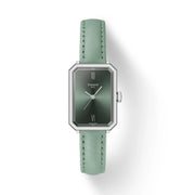 Tissot SRV Green Dial Green Leather Strap Watch for Women - T160.110.16.093.00