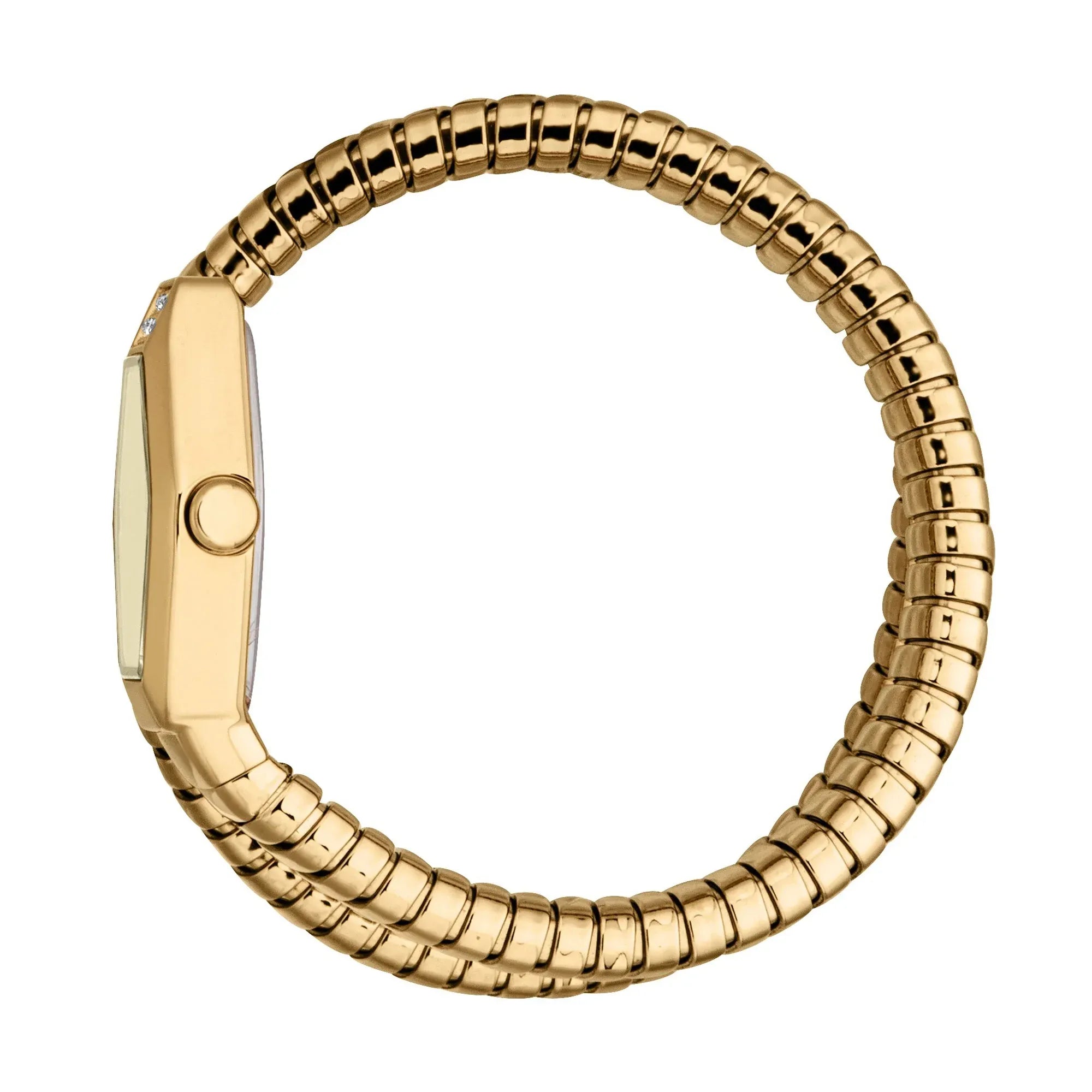 Just Cavalli Lunara Gold Dial Gold Steel Strap Watch for Women - JC1L397M0035