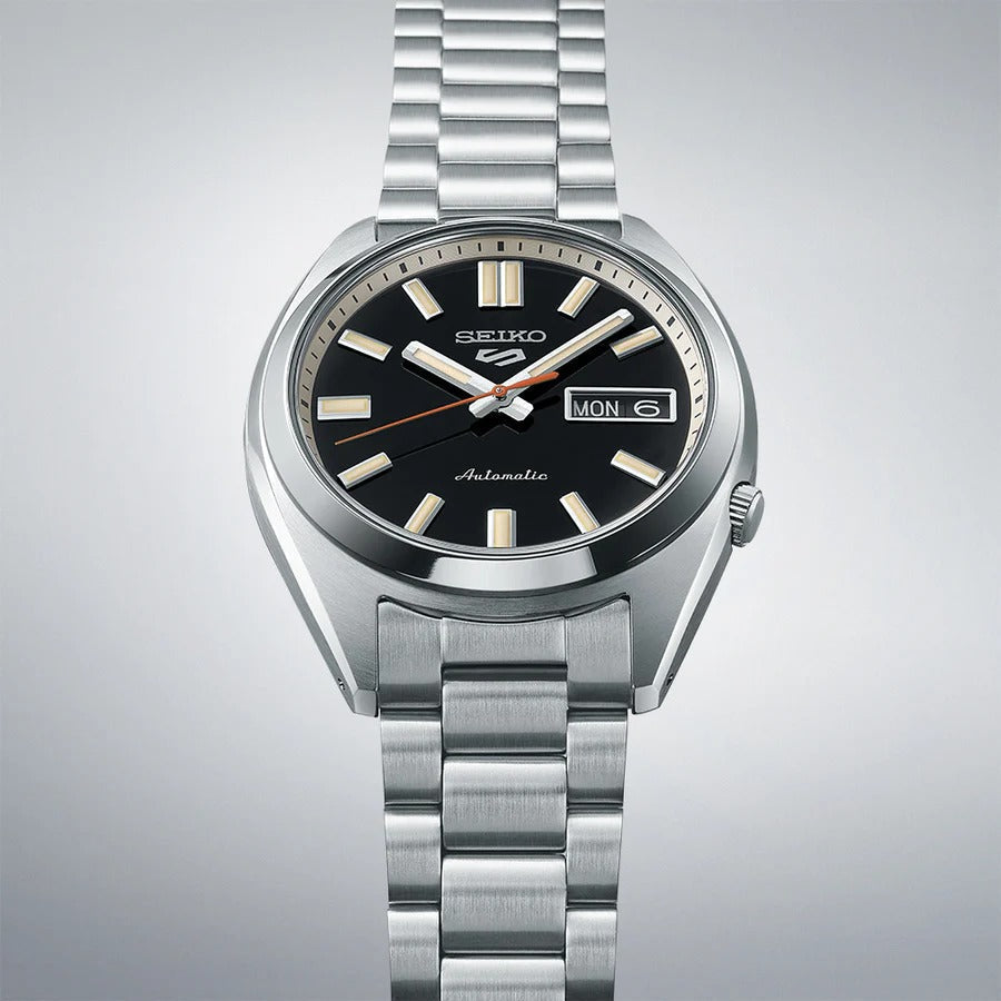  Shop Authentic Seiko 5 Sports SNXS Series Automatic Black Dial Silver Steel Strap Watch for Men - SRPK89K1 - Luxxuri