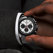  Shop Authentic Seiko Prospex Speedtimer Solar Chronograph Silver Dial Silver Steel Strap Watch for Men - SSC911 - Luxxuri