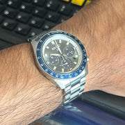  Shop Authentic Seiko Prospex Speedtimer Solar Chronograph Grey Dial Silver Steel Strap Watch for Men - SSC939 - Luxxuri