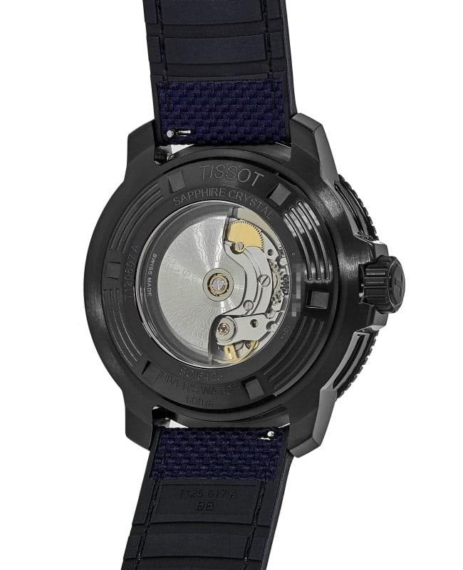 Tissot Seastar 2000 Professional Powermatic 80 Blue Dial Blue Nylon Strap Watch for Men - T120.607.37.041.00