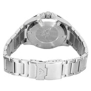 Emporio Armani World Explorer Silver Dial Silver Steel Strap Watch for Men - AR11683
