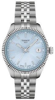 Tissot Ballade Quartz Blue Dial Silver Steel Strap Watch for Women - T156.210.11.351.00