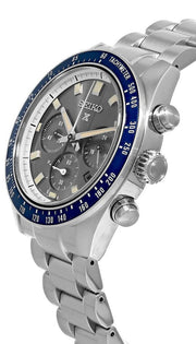  Shop Authentic Seiko Prospex Speedtimer Solar Chronograph Grey Dial Silver Steel Strap Watch for Men - SSC939 - Luxxuri