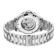  Shop Authentic Hugo Boss Troper Chronograph Automatic Black Dial Silver Steel Strap Watch for Men - 1514202 - Luxxuri