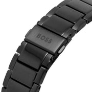  Shop Authentic Hugo Boss Taper Chronograph Black Dial Black Steel Strap Watch for Men - 1514088 - Luxxuri