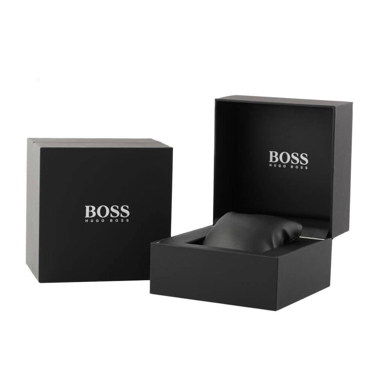  Shop Authentic Hugo Boss Trace Chronograph Blue Dial Brown Leather Strap Watch for Men - 1514002 - Luxxuri