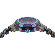  Shop Authentic Versace Icon Active Chronograph Black Dial Grey Silicone Strap Watch for Men - VEZ701022 - Luxxuri
