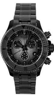 Tissot Seastar 1000 Chronograph Black Dial Black Steel Strap Watch for Men - T120.217.33.061.00