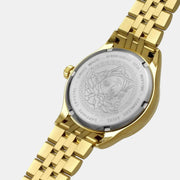  Shop Authentic Versace Hellenyium Quartz Black Dial Gold Steel Strap Watch for Women - VE2S00622 - Luxxuri