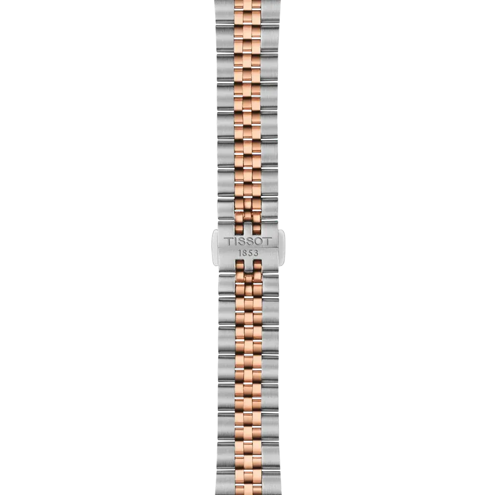 Tissot Ballade Quartz Blue Dial Two Tone Steel Strap Watch for Women - T156.210.22.041.00