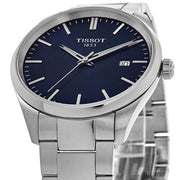 Tissot PR 100 Blue Dial Silver Steel Strap Watch for Men - T150.410.11.041.00