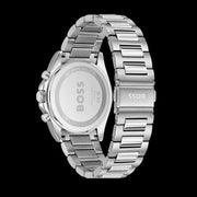 Hugo Boss Strike Chronograph Blue Dial Silver Steel Strap Watch for Men - 1514240