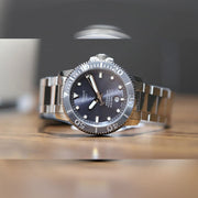 Tissot Seastar 1000 Powermatic 80 Grey Dial Silver Steel Strap Watch for Men - T120.407.11.081.01