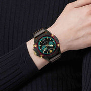  Shop Authentic Versace Icon Active Chronograph Black Dial Black Rubber Strap Unisex Watch - VE8P00224 - Luxxuri