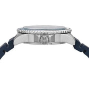 Emporio Armani World Explorer GMT Blue Dial Blue Rubber Strap Watch for Men - AR11592