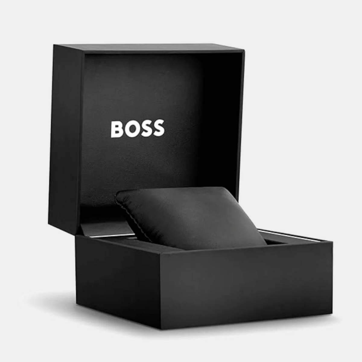  Shop Authentic Hugo Boss Troper Chronograph Automatic Black Dial Silver Steel Strap Watch for Men - 1514202 - Luxxuri