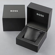  Shop Authentic Hugo Boss Taper Chronograph Black Dial Black Steel Strap Watch for Men - 1514088 - Luxxuri