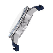 Emporio Armani World Explorer GMT Blue Dial Blue Rubber Strap Watch for Men - AR11592