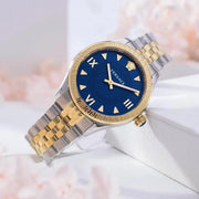  Shop Authentic Versace Hellenyium Quartz Blue Dial Two Tone Steel Strap Watch for Women - VE2S00522 - Luxxuri