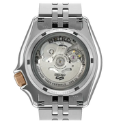  Shop Authentic Seiko 5 GMT Sport Asia Exclusive Limited Edition Off White Dial Silver Steel Strap Watch for Men - SSK046K1 - Luxxuri