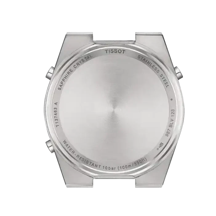 Tissot Digital Quartz Black Dial Silver Steel Strap Watch for Men - T137.463.11.050.00