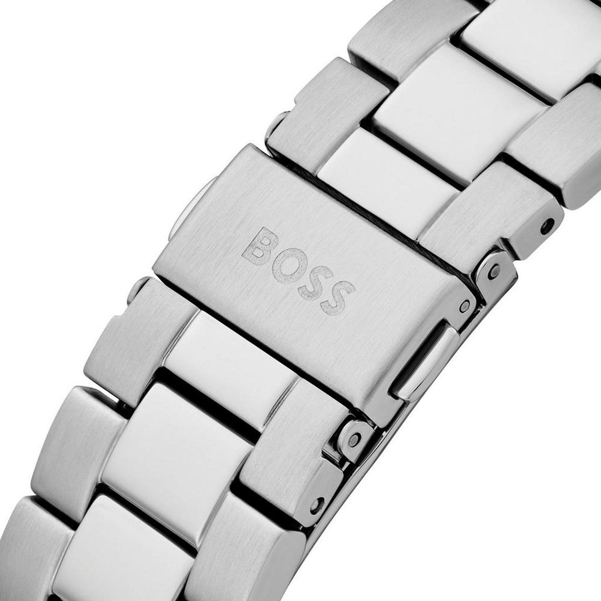  Shop Authentic Hugo Boss Troper Chronograph Automatic Black Dial Silver Steel Strap Watch for Men - 1514202 - Luxxuri