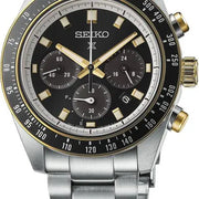  Shop Authentic Seiko Prospex Speedtimer Solar Chronograph Black Dial Silver Steel Strap Watch for Men - SSC941 - Luxxuri