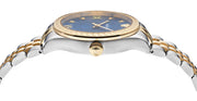  Shop Authentic Versace Hellenyium Quartz Blue Dial Two Tone Steel Strap Watch for Women - VE2S00522 - Luxxuri