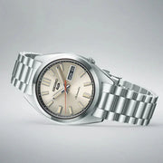  Shop Authentic Seiko 5 Sports SNXS Series Automatic Beige Dial Silver Steel Strap Watch for Men - SRPK91K1 - Luxxuri