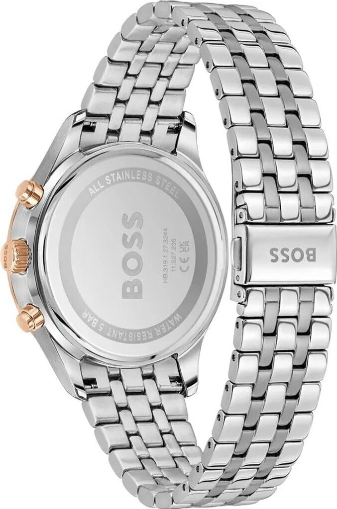  Shop Authentic Hugo Boss Avery Chronograph Blue Dial Silver Steel Strap Watch for Men - 1514158 - Luxxuri
