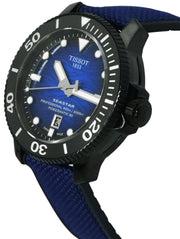Tissot Seastar 2000 Professional Powermatic 80 Blue Dial Blue Nylon Strap Watch for Men - T120.607.37.041.00