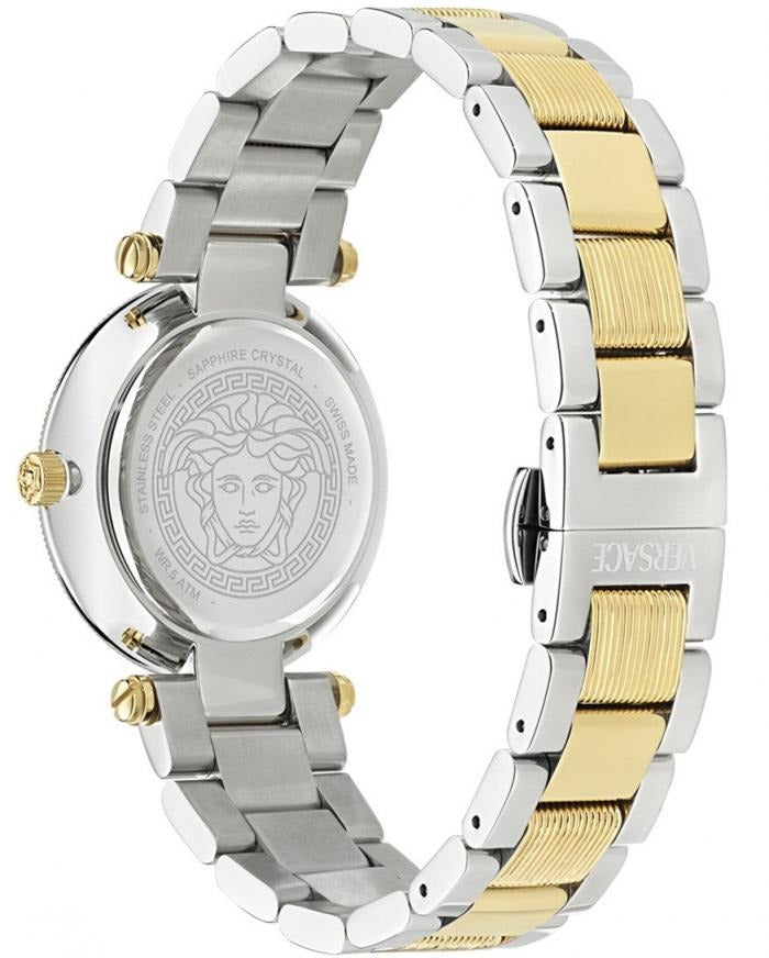  Shop Authentic Versace Reve Analog Green Dial Two Tone Steel Strap Watch for Women - VE8B00524 - Luxxuri
