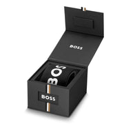 Hugo Boss Strike Black Dial Silver Steel Strap Watch for Men - 1514170
