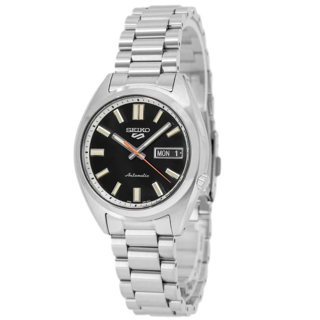 Shop Authentic Seiko 5 Sports SNXS Series Automatic Black Dial Silver Steel Strap Watch for Men - SRPK89K1 - Luxxuri