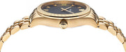  Shop Authentic Versace Hellenyium Quartz Black Dial Gold Steel Strap Watch for Women - VE2S00622 - Luxxuri