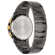  Shop Authentic Versace Greca Dome Chronograph Black Dial Grey Steel Strap Watch for Men - VE6K00623 - Luxxuri
