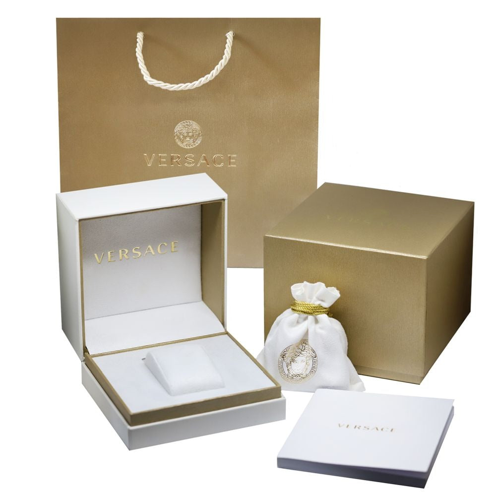  Shop Authentic Versace Hellenyium Grey Dial Two Tone Steel Strap Watch for Women - VEHU00520 - Luxxuri