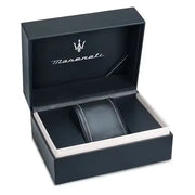 Maserati Sorpasso Chronograph Blue Dial Silver Steel Strap Watch for Men - R8873624004