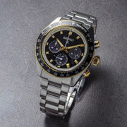 Shop Authentic Seiko Prospex Speedtimer Solar Chronograph Black Dial Silver Steel Strap Watch for Men - SSC941 - Luxxuri