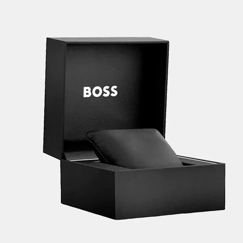 Shop Authentic Hugo Boss Avery Chronograph Grey Dial Brown Leather Strap Watch for Men - 1514155 - Luxxuri