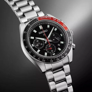  Shop Authentic Seiko Prospex Speedtimer Solar Chronograph Black Dial Silver Steel Strap Watch for Men - SSC915 - Luxxuri