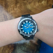 Shop Authentic Seiko 5 Sports Automatic Turquoise Dial Grey Steel Strap Watch for Men - SRPC65J1 - Luxxuri