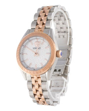  Shop Authentic Versace V-Code Analog White Dial Two Tone Steel Strap Watch for Women - VE8I00624 - Luxxuri