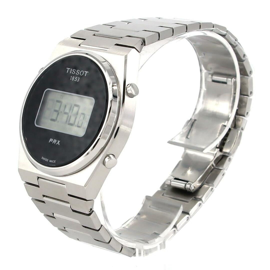 Tissot Digital Quartz Black Dial Silver Steel Strap Watch for Men - T137.463.11.050.00