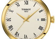 Tissot Classic Dream Ivory Dial Brown Leather Strap Watch for Men - T129.410.26.263.00