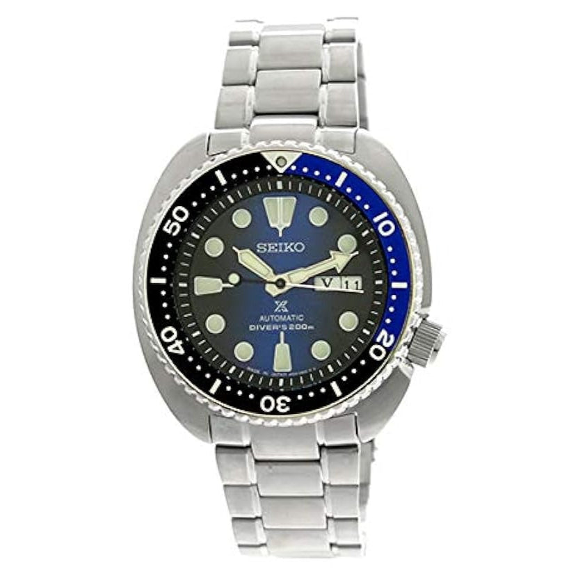  Shop Authentic Seiko Prospex Deep Blue Batman Turtle Diver's Automatic Blue Dial Silver Steel Strap Watch for Men - SRPC25J1 - Luxxuri